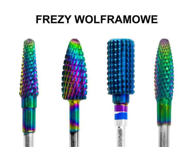 Frezy wolframowe do paznokci