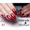 Lakier Hybrydowy CHARBONNE 15 ml kolor 082 perłowe bordo