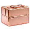 Kufer comfort z przegródkami rose gold
