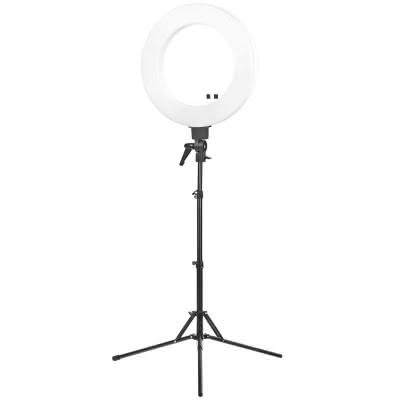 Lampa pierścieniowa Ring light 18' 48W led biała + statyw