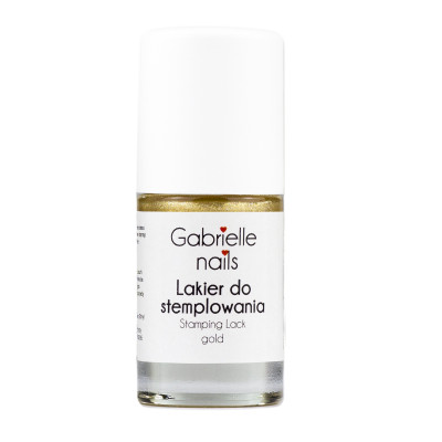 Lakier do stemplowania złoty 6 ml Gabrielle Nails