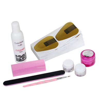 Zestaw żeli kolorowych Gabrielle Nails do metody na szablon z żelem jednofazowym silikonowym supergęstym