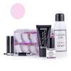 Zestaw Akrylożel Gabrielle Nails acrylgel tuba 30g LILAC dual forms 100 szt