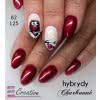 Lakier Hybrydowy CHARBONNE 15 ml kolor 082 perłowe bordo