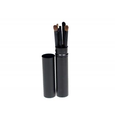 Pędzle do make up komplet 5 szt. pakowane w tubę kolor czarny
