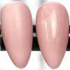 Lakier Hybrydowy CHARBONNE Base EXTENSION COVER Glitter Gold do przedłużania i utwardzania naturalnej płytki typu HARD 15ml