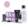 Zestaw Akrylożel Gabrielle Nails acrylgel tuba 30g DARK PINK dual forms 100 szt