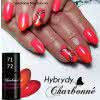 Lakier Hybrydowy CHARBONNE 7 ml kolor 071 neonowy cukierkowy