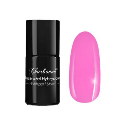 Lakier Hybrydowy CHARBONNE 15 ml kolor 187 Barbie Girl