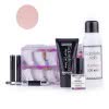 Zestaw Akrylożel Gabrielle Nails acrylgel tuba 30g ROSE dual forms 100 szt