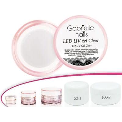 Żel LED i UV Gabrielle przeźroczysty 10 ml