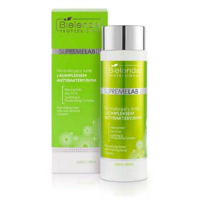 BIELENDA Supremelab Sebio Derm Normalizujący tonik z Kompleksem Antybakteryjnym 200 ml