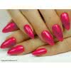 Lakier Hybrydowy CHARBONNE 7 ml kolor 099 neonowy koral z kolorowym brokatem