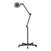 Lampa lupa led S5 + statyw led reg. natężenie światła czarna