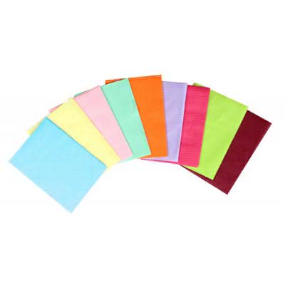 Serwety podfoliowane 50szt. kolor limonka