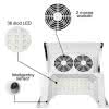Lampa UV/LED z pochłaniaczem pyłu dwu wiatrakowym  80W Biała