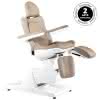 Fotel kosmetyczny elektr. Azzurro 870S pedi 3 siln. cappuccino