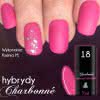 Lakier Hybrydowy CHARBONNE 15 ml kolor 018 różowy ciemny