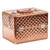 Kufer comfort z przegródkami diamond rose gold 3D