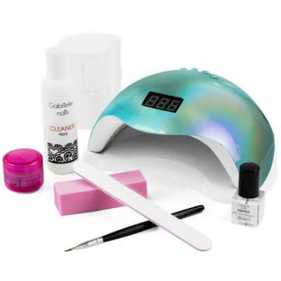Zestaw do żelu z lampą LED 48W hologram z wyświetlaczem z żelem jednofazowym 15ml No. 9