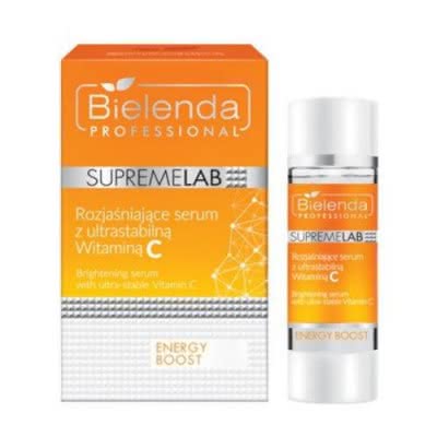 BIELENDA Supremelab Energy Boost Rozjaśniające serum ze stabilną witaminą C 15 ml