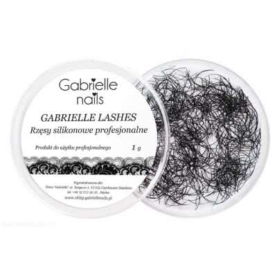 Rzęsy metoda 1:1 PROFESJONALNE jedwabne 1 g profil D 0,20 mm,długość 10 mm