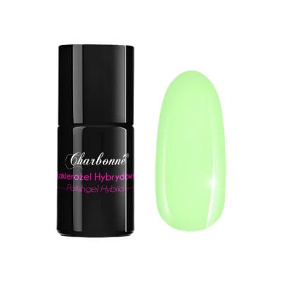 Lakier Hybrydowy CHARBONNE 7 ml kolor 107 wiosenny zielony