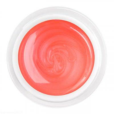 Żel UV EASY OFF kolorowy łososiowy mieniący 5 ml
