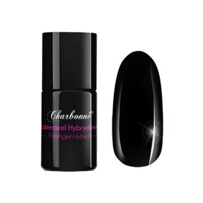 Lakier Hybrydowy CHARBONNE 7 ml kolor 023 czarny