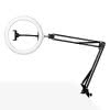 Lampa pierścieniowa Ring light 10' 8W led czarna do blatu