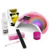 Zestaw do żelu z lampą LED 48W z wyświetlaczem z żelem  15ml No.4