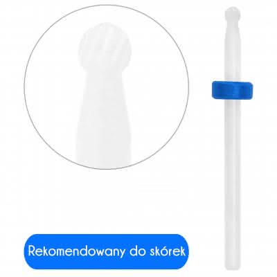 Frez Ceramiczny kuleczka niebieski - średnia gradacja