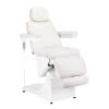 Fotel kosmetyczny elektr. Azzurro 878 5 siln. biały