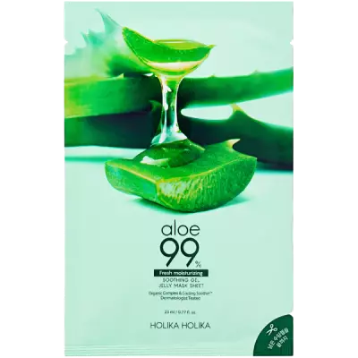 HOLIKA HOLIKA ALOE 99%  maska nawilżająca do twarzy 23ml