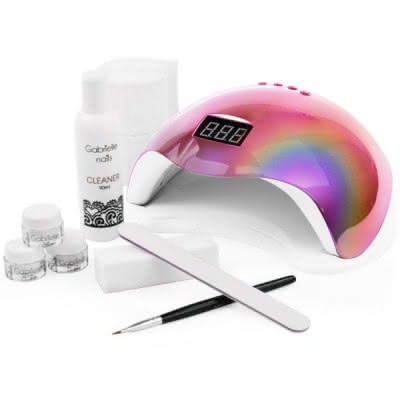 Zestaw do żelu z lampą LED 48W z wyświetlaczem z 3 żelami 5ml No.3