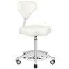 Taboret kosmetyczny Azzurro 156-F bump-up biały