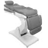 Fotel kosmetyczny elektr. Azzurro 870 3 siln. szary