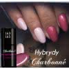 Lakier Hybrydowy CHARBONNE 7 ml kolor 163 Powder Pink Shimmer