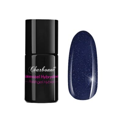 Lakier Hybrydowy CHARBONNE 7 ml kolor 008 granatowy PERŁOWY