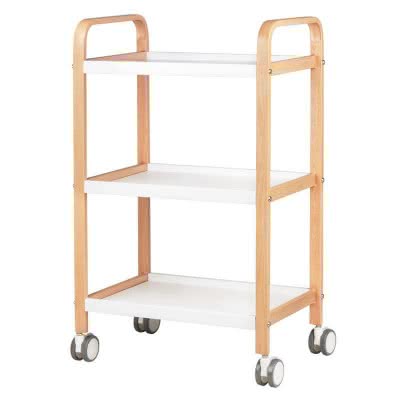 Stolik pomocnik kosmetyczny HS-09 drewno - biały