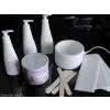 Podgrzewacz WHITE do wosku w puszkach  + wosk 400 g + patyczki + kosmetyki