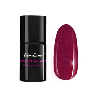 Lakier Hybrydowy CHARBONNE 7 ml kolor 178 Metalic Tango
