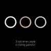 Lampa pierścieniowa Ring light 10' 8W led czarna do blatu