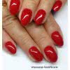 Lakier Hybrydowy CHARBONNE 7 ml kolor 129 Ferrari Red Glitter