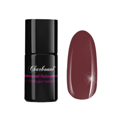 Lakier Hybrydowy CHARBONNE 7ml Kolor 275 Żurawinowy