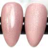 Lakier Hybrydowy CHARBONNE Base EXTENSION COVER Glitter Silver do przedłużania i utwardzania naturalnej płytki typu HARD 15ml