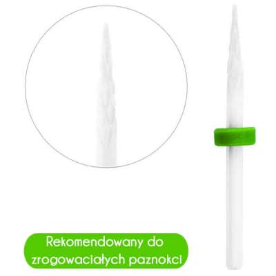 Frez Ceramiczny szpic zielony - gruba gradacja