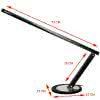Lampa na biurko Slim led czarna