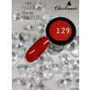 Lakier Hybrydowy CHARBONNE 7 ml kolor 129 Ferrari Red Glitter