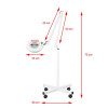 Lampa lupa S4 + statyw biała
